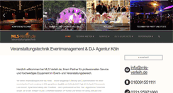 Desktop Screenshot of mls-verleih.de